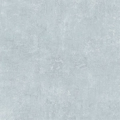 Baby Blue 3D Plaster Texture Wallpaper