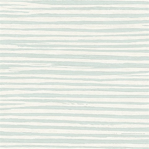 Baby Blue Horizontal Wood Texture Wallpaper