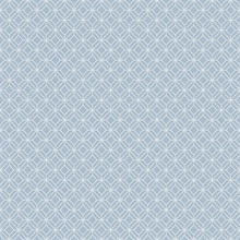 Baby Blue & White Asian Lattice Wallpaper