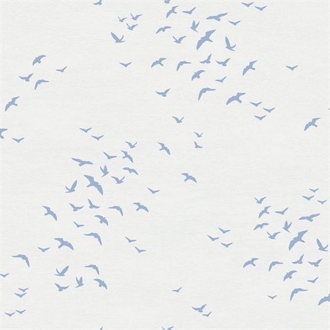Blue discount bird wallpaper