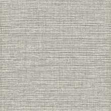 Dark Grey Plain Crosshatch Linen Textile String Wallpaper
