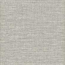 Dark Grey Plain Crosshatch Linen Textile String Wallpaper