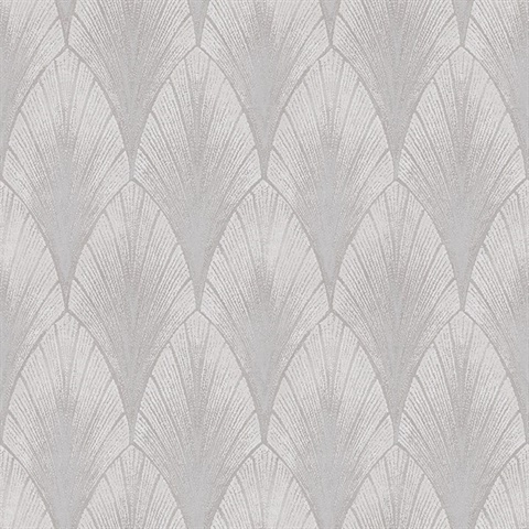 Bakal Pearl Art Deco Ogee Wallpaper