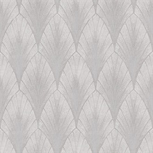 Bakal Pearl Art Deco Ogee Wallpaper