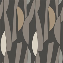 Balance Geometric Carbon & Graphite Wallpaper