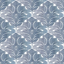 Balangan Navy Damask