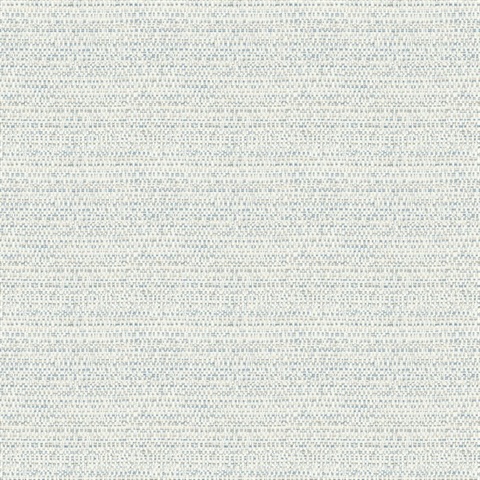 Balantine Light Blue Weave Faux Knit  Wallpaper