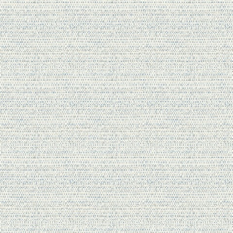 Balantine Light Blue Weave Faux Knit  Wallpaper