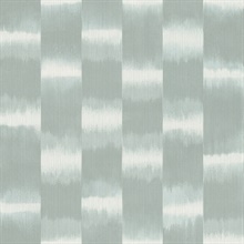 Baldwin Teal Shibori Stripe Wallpaper