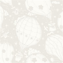 Ballongerna Grey Wallpaper