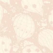 Ballongerna Pink Wallpaper