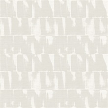 Bancroft Dove Abstract Stripe Wallpaper