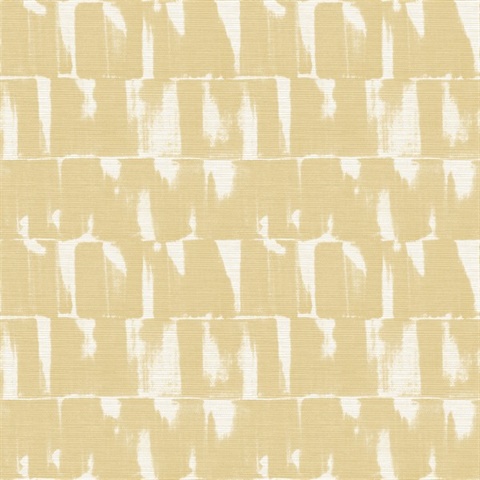 Bancroft Gold Abstract Stripe Wallpaper