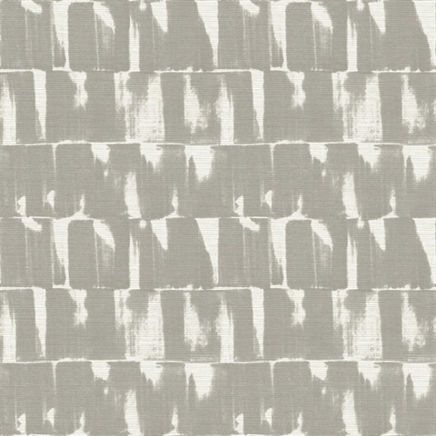 Bancroft Grey Abstract Stripe Wallpaper