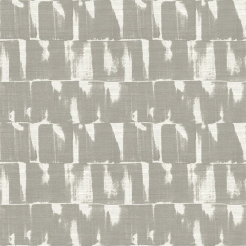 Bancroft Grey Abstract Stripe Wallpaper