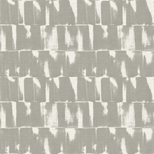 Bancroft Grey Abstract Stripe Wallpaper