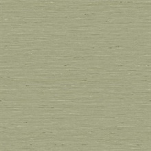 Bangkok 27 Fall Green Faux Linen Wallpaper
