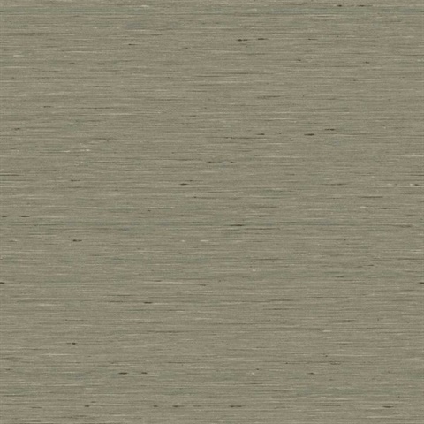 Bangkok 27 Heathered Charcoal Faux Linen Wallpaper
