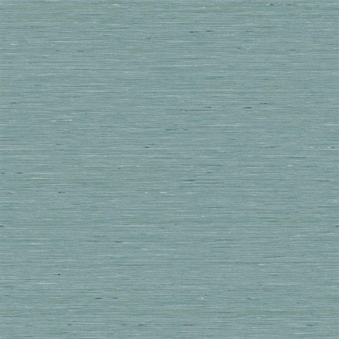 Bangkok 27 Teal Fabric Backed Vinyl Wallpaper