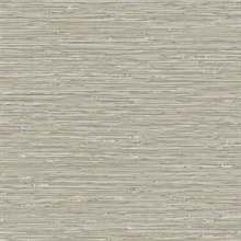 Banni Charcoal Weave Faux Grasscloth Wallpaper