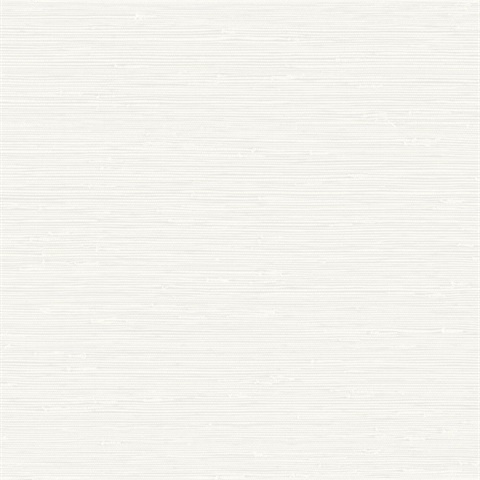 Banni White Grass Faux Grasscloth Wallpaper