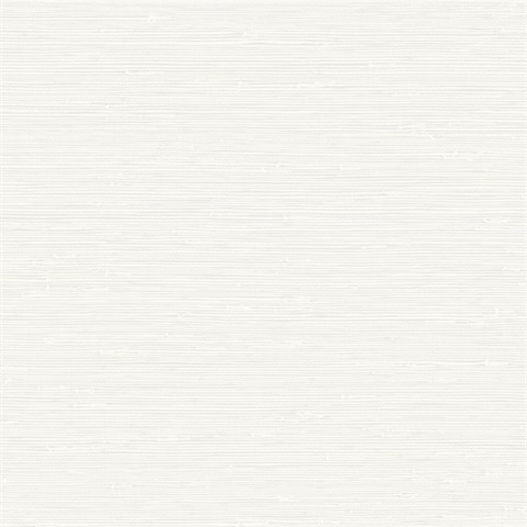 Banni White Grass Faux Grasscloth Wallpaper