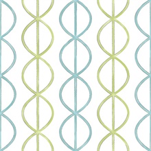 Banning Stripe Aqua Geometric