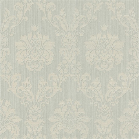 Baptiste Light Green Damask