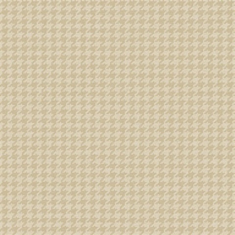 Barbara Almond Houndstooth Plaid Wallpaper