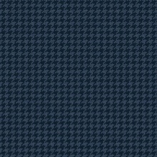 Barbara Midnight Blue Houndstooth Plaid Wallpaper