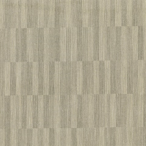 Barie Taupe Vertical Tile Wallpaper