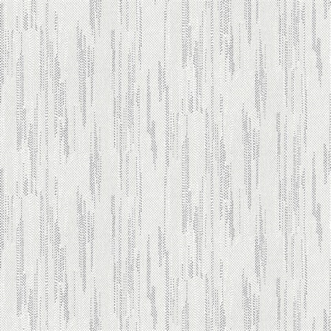 Baris Charcoal Stipple Stripe Wallpaper