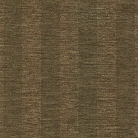 Bark Stripe Brown Textured Stripe Wallpaper
