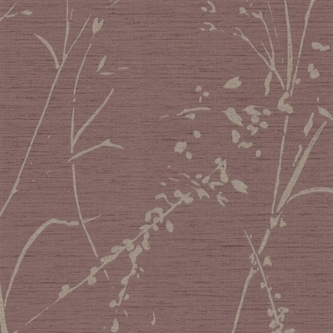 Barnaby Gardens Pepperberry Fizz Commercial Wallpaper