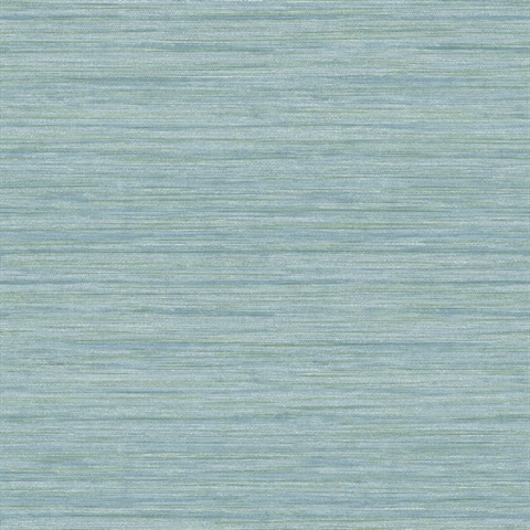 Barnaby Light Blue Textured Faux Stitch Grasscloth Wallpaper