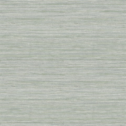 Barnaby Sage Textured Faux Stitch Grasscloth Wallpaper