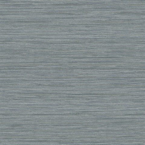 Barnaby Slate Textured Faux Stitch Grasscloth Wallpaper