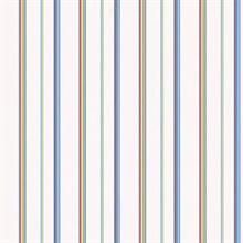 Barnstable Blue Stripes Wallpaper
