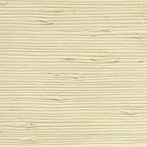 Bataan Off White Grasscloth Wallpaper