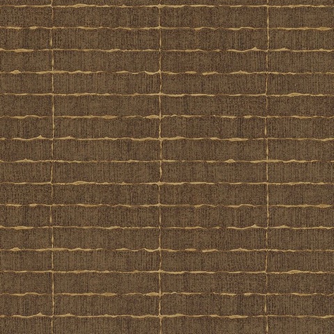 Batna Brown Brick Wallpaper