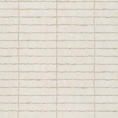 Batna Champagne Brick Wallpaper