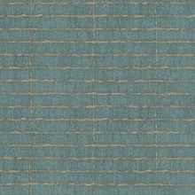 Batna Teal Brick Wallpaper