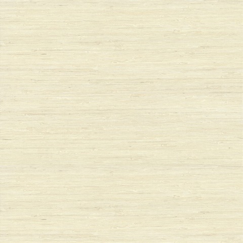 Battan Cream Jute Grasscloth Wallpaper