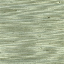 Battan Soft Green  Grasscloth Wallpaper