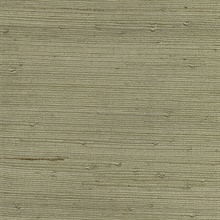 Battan Taupe Grasscloth Wallpaper