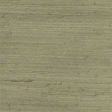 Battan Taupe Grasscloth Wallpaper