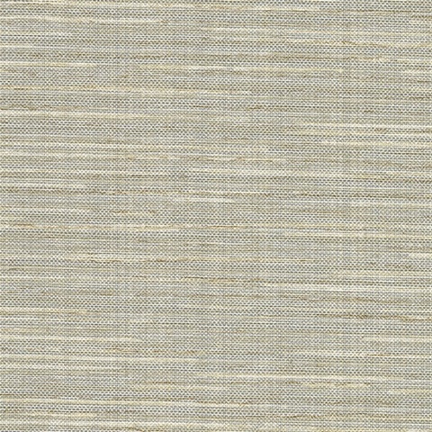 Bay Ridge Beige Faux Grasscloth Wallpaper