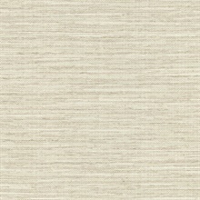 Bay Ridge Beige Faux Vertical Linen Wallpaper