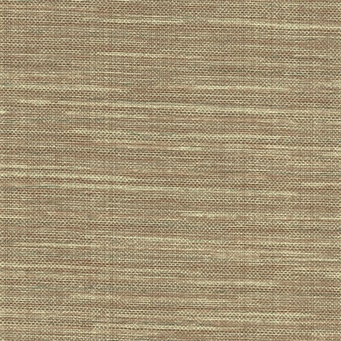 Bay Ridge Chestnut Faux Grasscloth