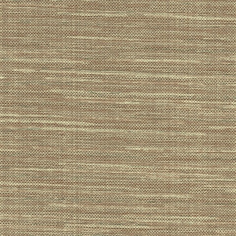 Bay Ridge Chestnut Faux Grasscloth